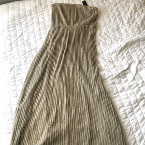 The Limited Gold Cool-tone Cocktail Dress